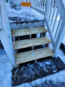 Stair Tread Replacement in Gilmanton